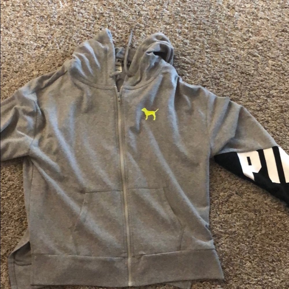 Pink Zip up hoodie